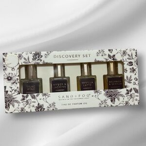 Sand + Fog Lilac Wine, Amber Jasmine, Vanilla Latte & Bourbon Vanilla Set